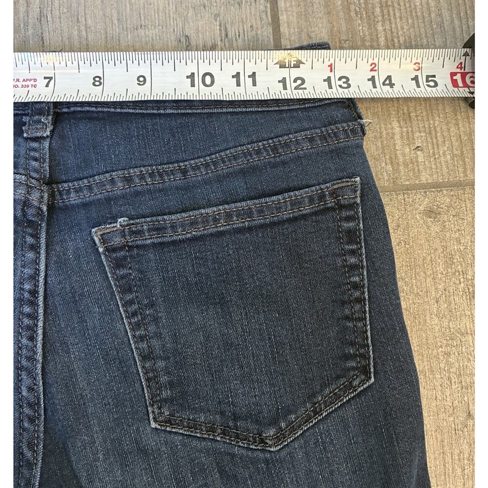 Banana Republic Slim Bootcut Jeans 00P Petite 24 Dark Wash 28" Inseam Y2K Indie - Picture 6 of 6